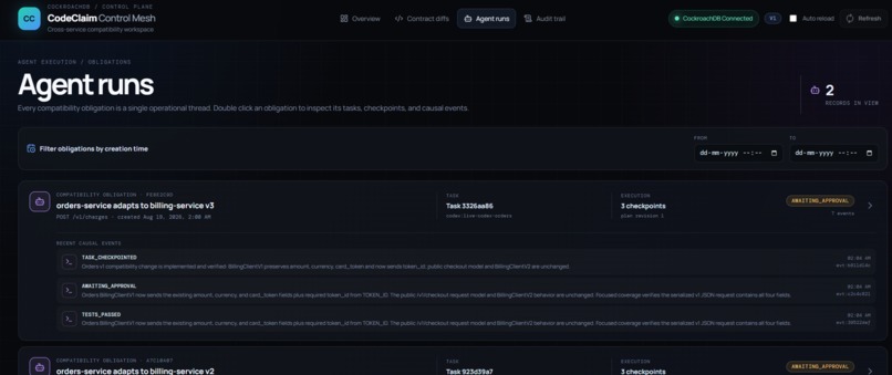 Code Claim / Contract Mesh – screenshot 3