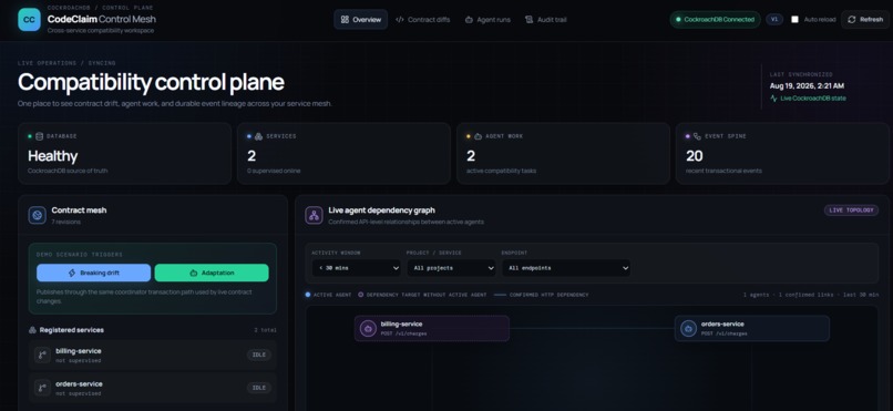 Code Claim / Contract Mesh – screenshot 1