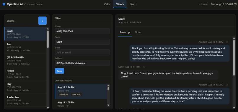 OPENLINE AI  – screenshot 4