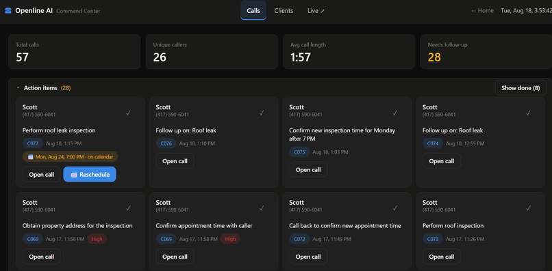 OPENLINE AI  – screenshot 3