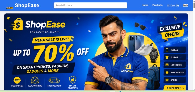 ShopEase – screenshot 1