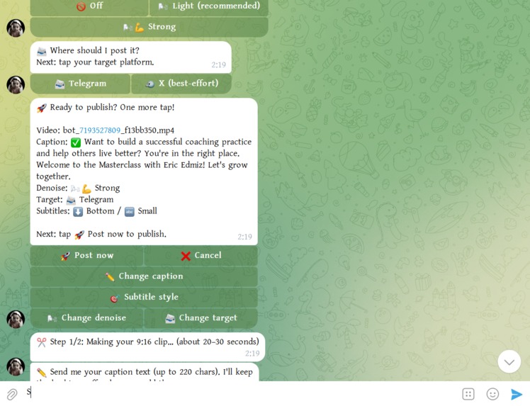 Zero-Cost Automated Social Media Pipeline – screenshot 3