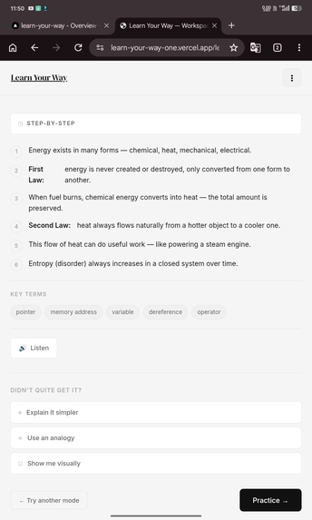 Lear-Your-Way – screenshot 4