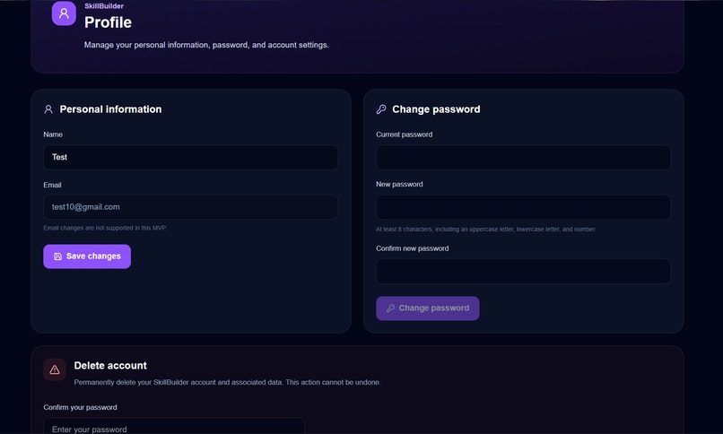 SkillBuilder – screenshot 7