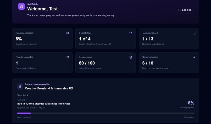 SkillBuilder – screenshot 2
