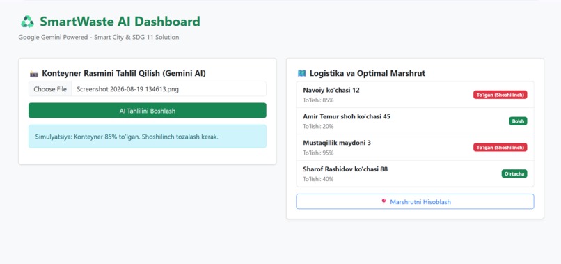 SmartWaste AI  – screenshot 1