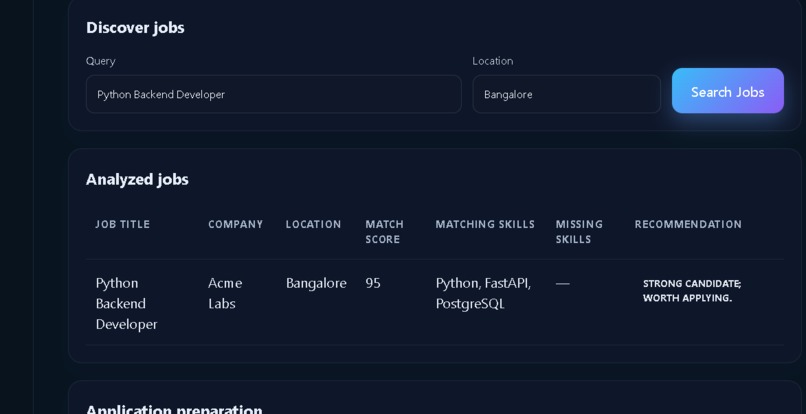 JOB PILOT  – screenshot 2