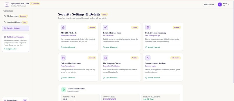 ByteSphere File Vault – screenshot 6