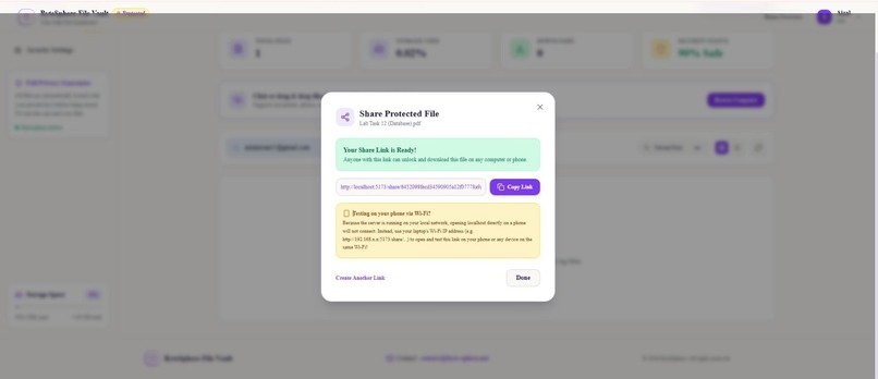 ByteSphere File Vault – screenshot 9