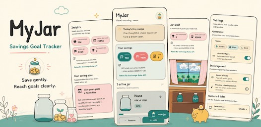 MyJar: Savings Goal Tracker – screenshot 1
