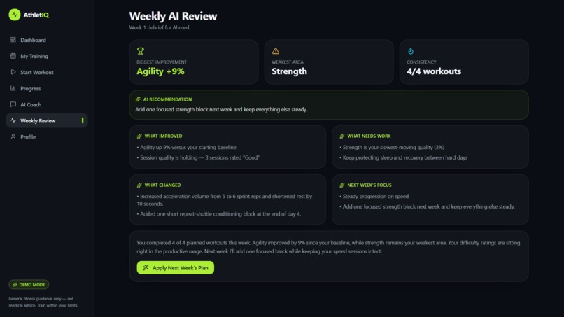 AthletIQ – screenshot 7