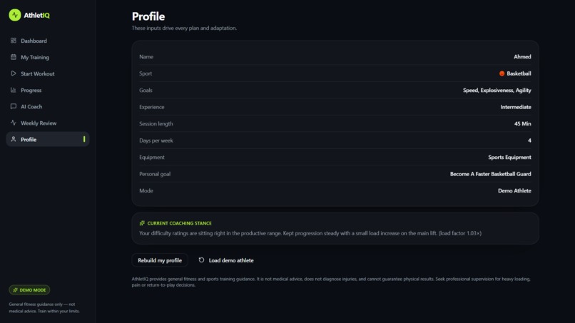 AthletIQ – screenshot 8