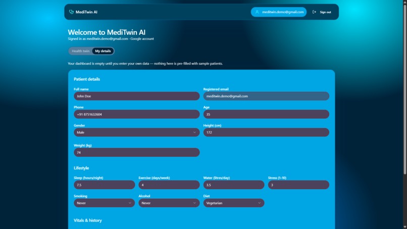 MediTwin AI – screenshot 5