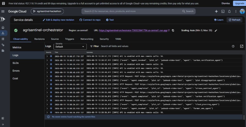 AgriSentinel: Agentic Fleet for Farms – screenshot 9