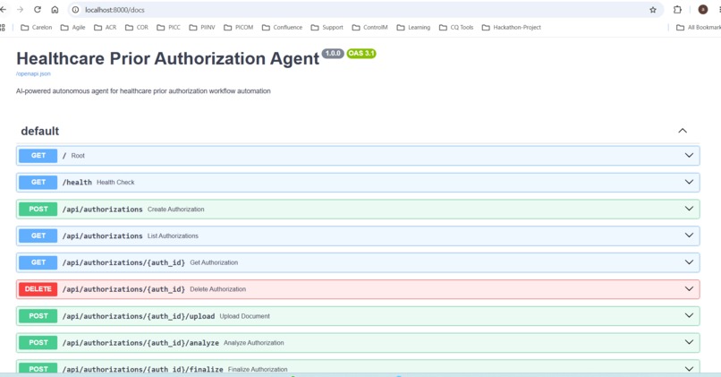 Healthcare Prior Authorization Agent – screenshot 1