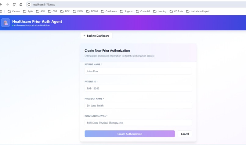 Healthcare Prior Authorization Agent – screenshot 7