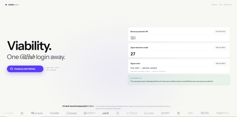 VIABILITY: One GitHub Login Way – screenshot 5