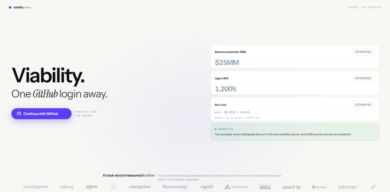 VIABILITY: One GitHub Login Way – screenshot 7