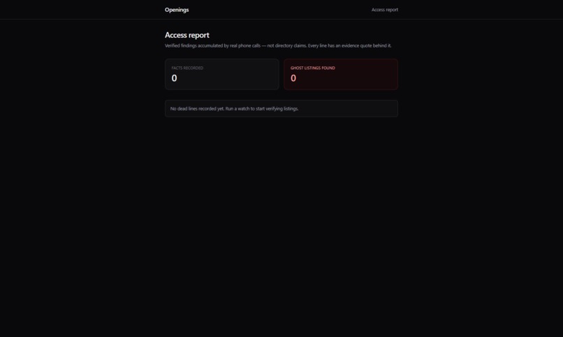 Openings – screenshot 1