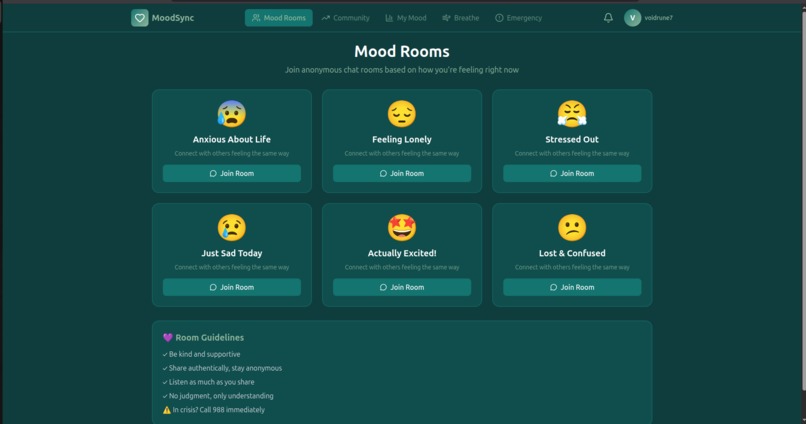 MoodSync – screenshot 1