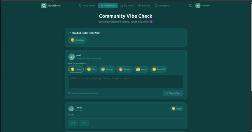 MoodSync – screenshot 2