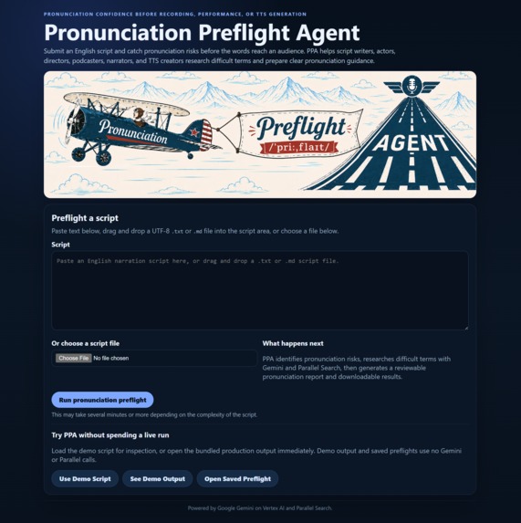 Pronunciation Preflight Agent – screenshot 3
