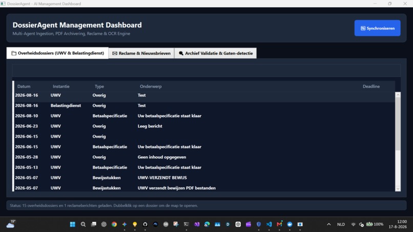 DossierAgent – screenshot 1