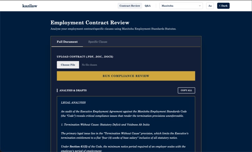 kazilaw – screenshot 5
