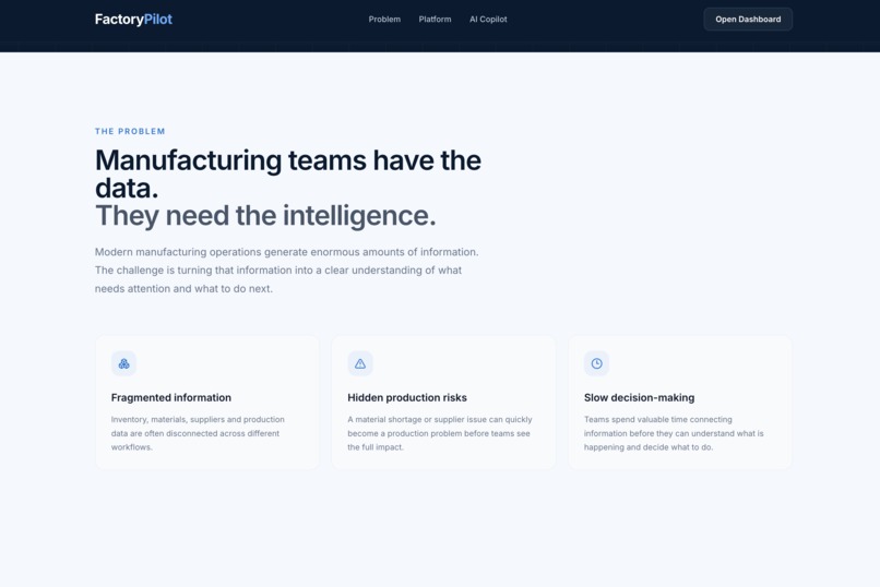 FactoryPilot – screenshot 2