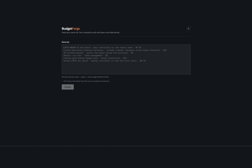 BudgetForge – screenshot 5