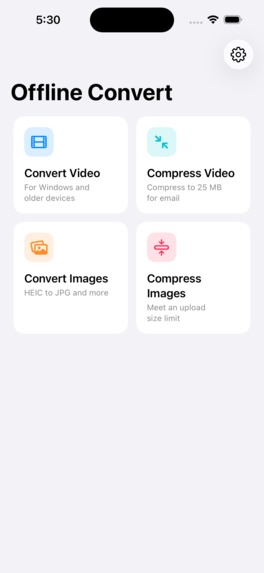 Offline Convert — Video & Photo Toolkit – screenshot 1