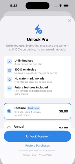 Offline Convert — Video & Photo Toolkit – screenshot 2