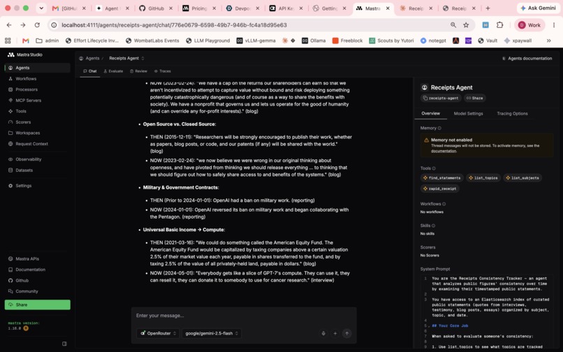 Receipts – screenshot 3