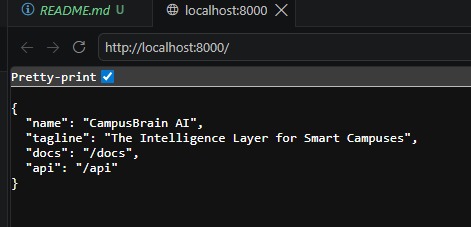 CampusBrain AI – screenshot 1