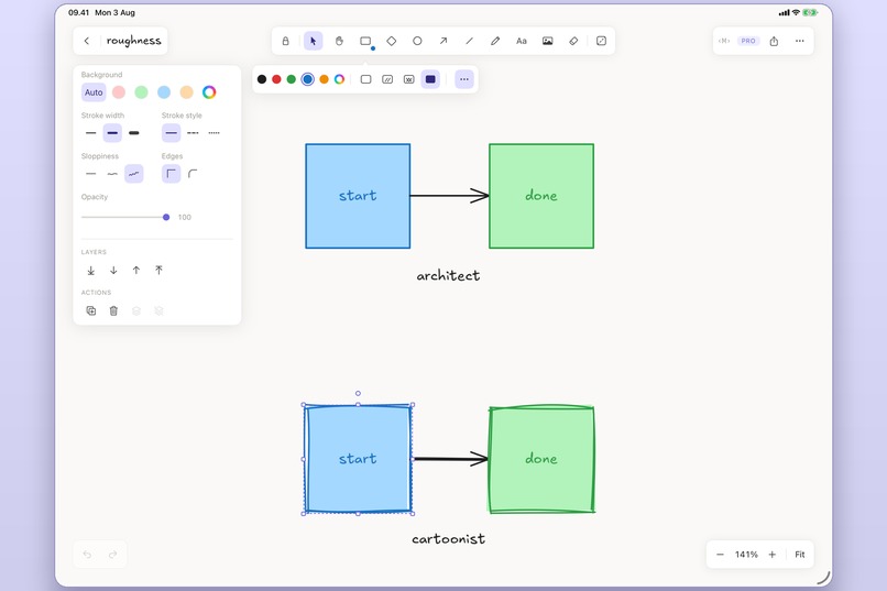 Xcalidraw: native Excalidraw for iPad – screenshot 3