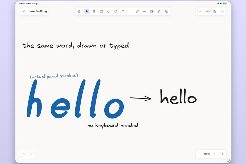 Xcalidraw: native Excalidraw for iPad – screenshot 5