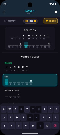 CipherSage: Word Cryptograms – screenshot 4