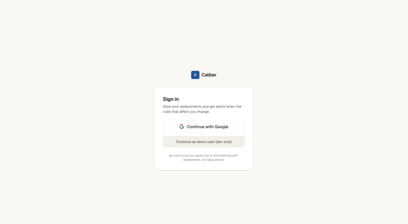 Caliber – screenshot 1