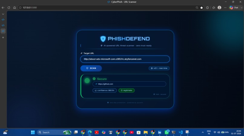 PhishDefend – AI URL Threat Scanner – screenshot 11