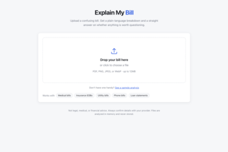 Explain My Bill