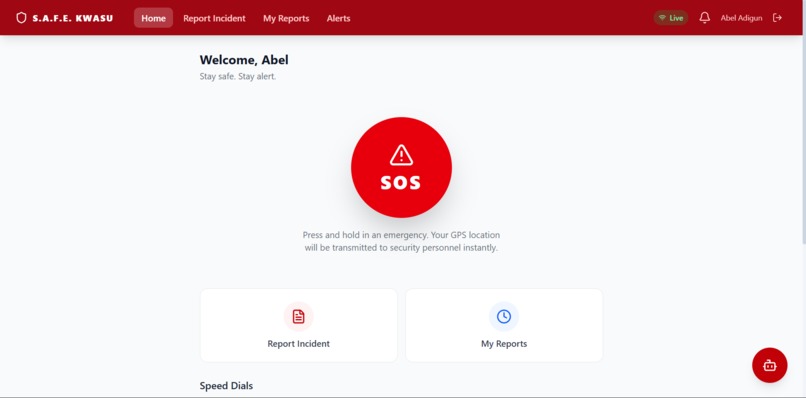 Smart Alert and Field Emergency system – screenshot 1