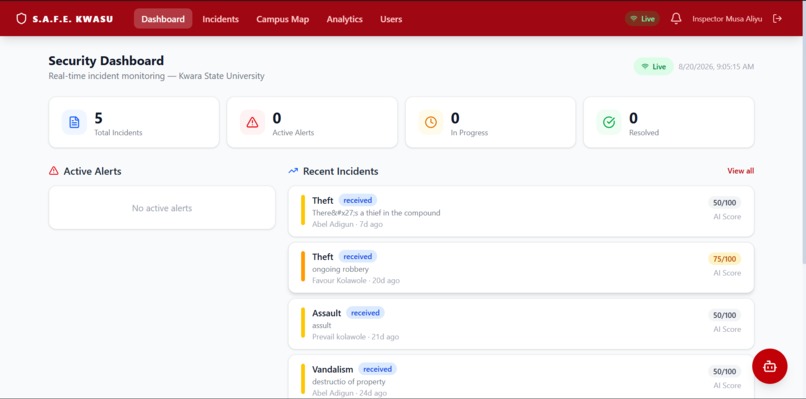 Smart Alert and Field Emergency system – screenshot 2