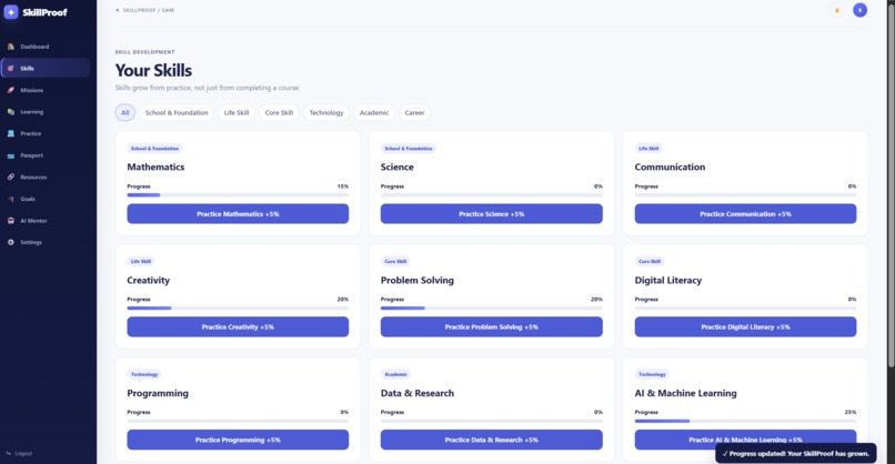 skillproof – screenshot 5