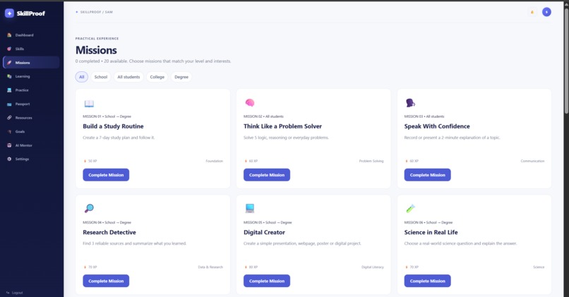 skillproof – screenshot 6