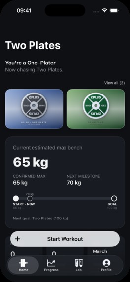 Two Plates - Bench Press 100kg/225lb – screenshot 3