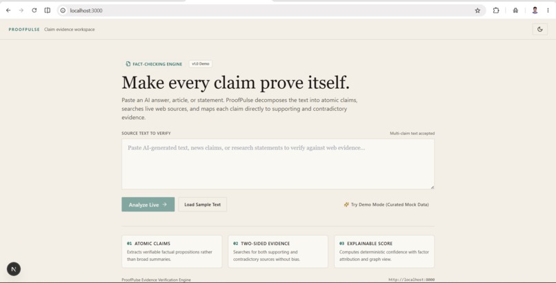 ProofPulse – screenshot 1