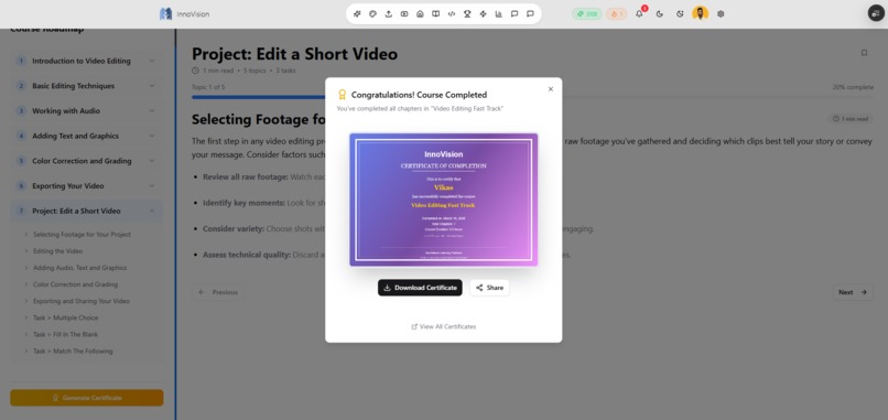 Innovison-AI Powered Adaptive Learning Interface – screenshot 9
