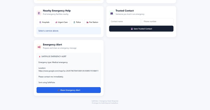 SafePulse – screenshot 2