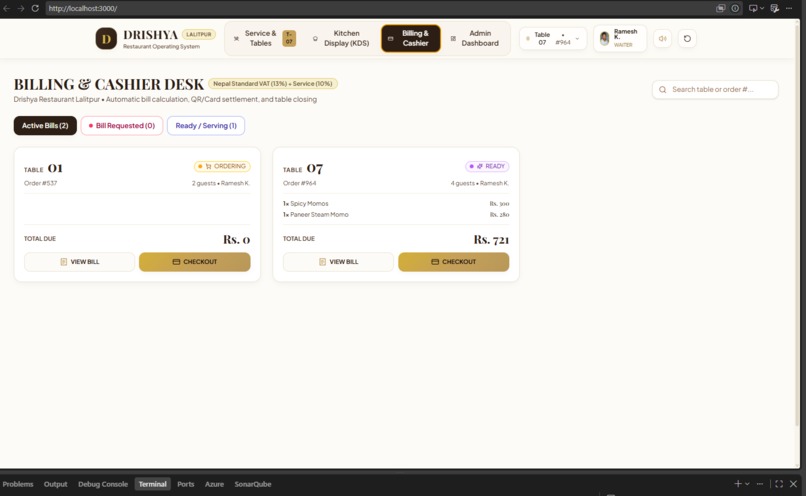restaurant OS – screenshot 3