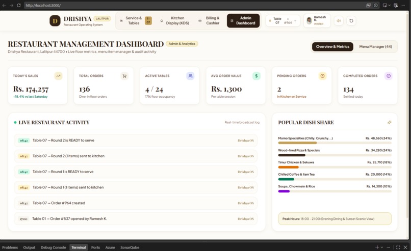 restaurant OS – screenshot 4